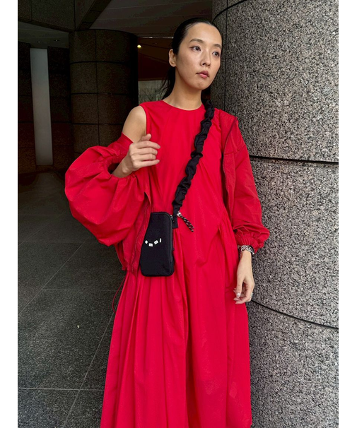 ビッグフォルムフーディーブルゾン