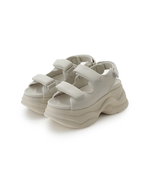 ボリュームソールサンダル