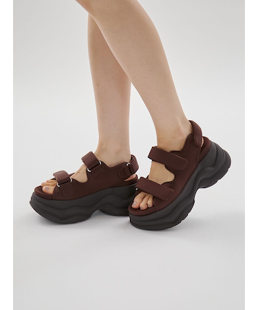 ボリュームソールサンダル