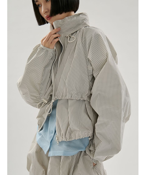 ドロストナイロンブルゾン/撥水【セットアップ対応】