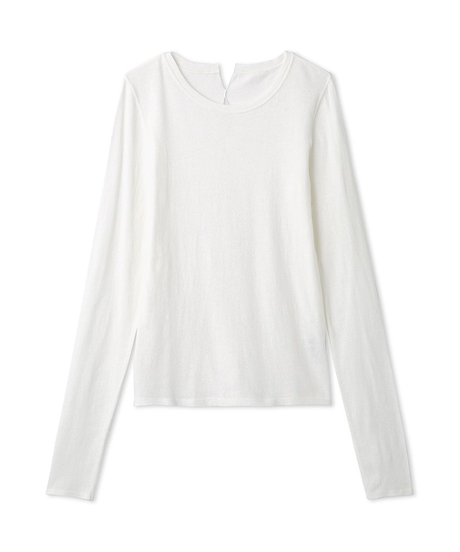 【ONLINE限定カラーあり】2wayスラブ天竺カットソー