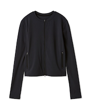 【Sustainaretch】ジップアップトップス/UVカット/接触冷感