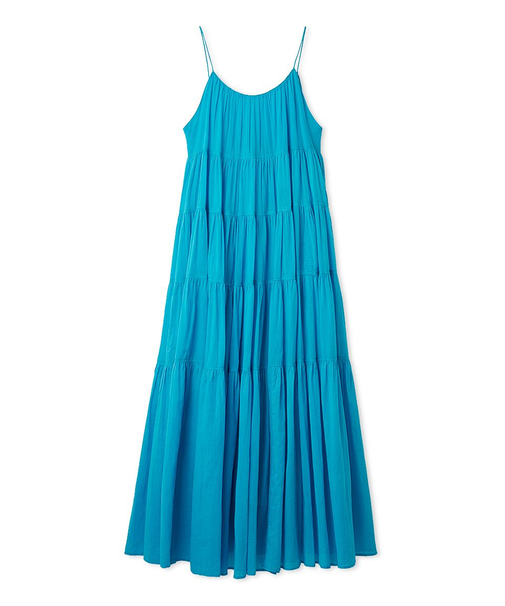 コットンボリュームティアードワンピース