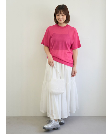 コットンボリュームティアードスカート