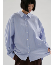 【ONLINE限定カラーあり】ストライプベーシックシャツ