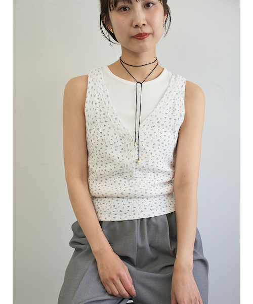 レイヤードタンクトップ｜エミの通販｜&mall（アンドモール）三井