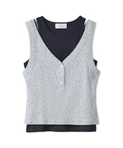 レイヤードタンクトップ