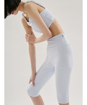 【Sustainaretch】ハーフレギンス/UVカット/接触冷感