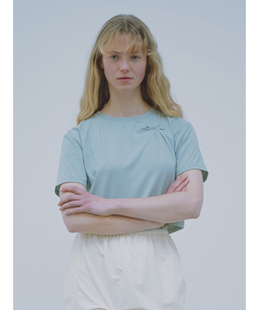 【em】emmiロゴクロップドTシャツ/UVカット/接触冷感