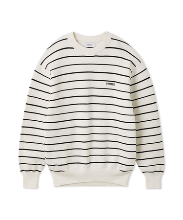 emmiロゴミラノリブトップス