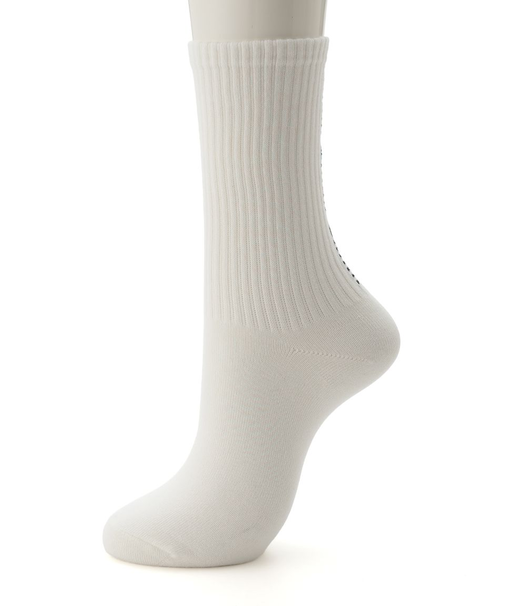 emmiロゴコットンリブソックス