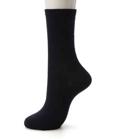 emmiロゴコットンリブソックス