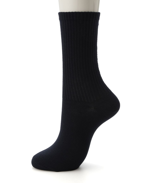 emmiロゴコットンリブソックス