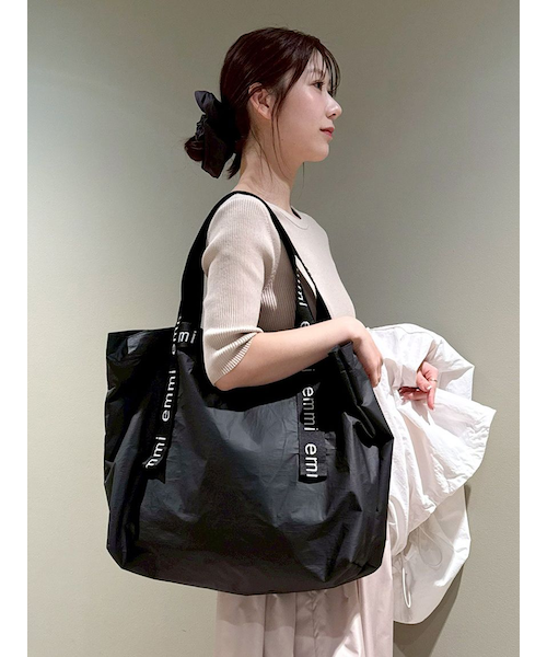 ONLINE限定】撥水emmiロゴビックトートバッグ｜エミの通販｜&mall