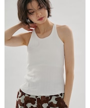 カップインランダムテレコタンクトップ