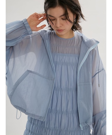 シアーナイロンブルゾン【セットアップ対応】