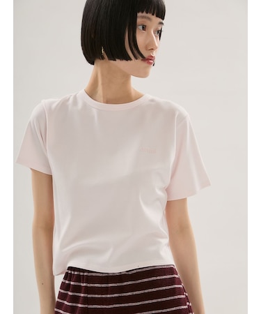 ソフトタッチクロップドTシャツ