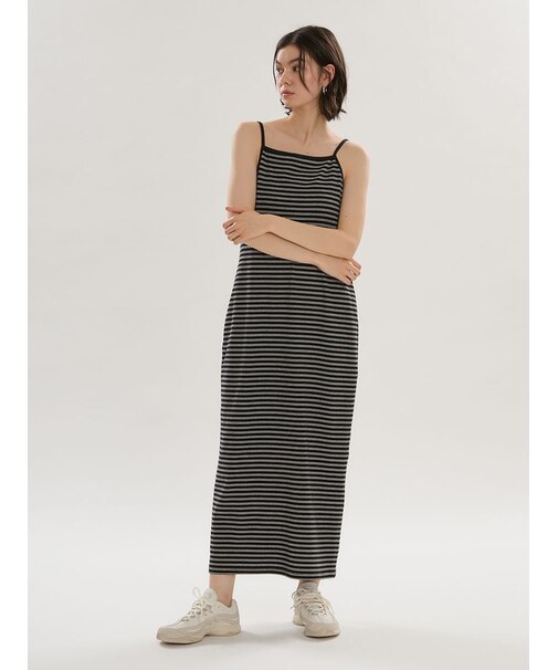 emmiロゴカップ付きパイルワンピース