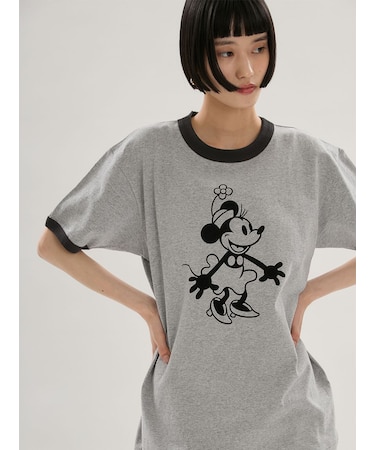 【emmi×GOOD ROCK SPEED】MINNIE MOUSE/リンガー Tシャツ