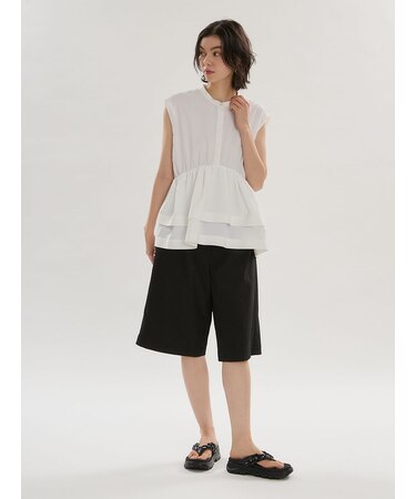 eco ベルトセットバミューダパンツ
