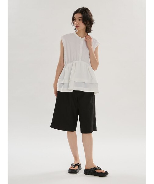 eco ベルトセットバミューダパンツ