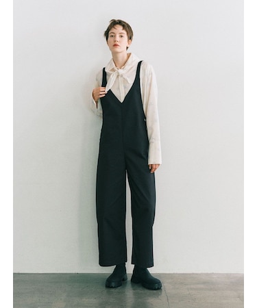 【Dickies(R)×emmi】ワイドサロペット