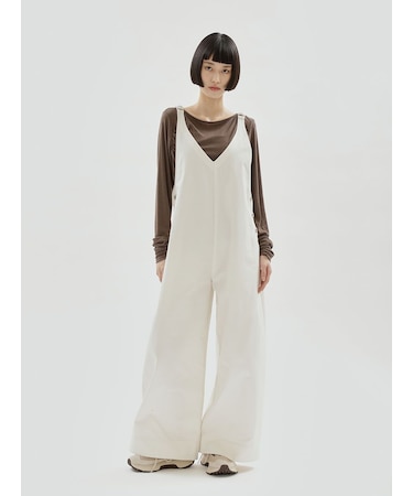 【Dickies(R)×emmi】ワイドサロペット
