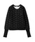 【ONLINE限定カラーあり】emmiロゴクルーネックニットカーディガン