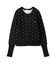 【ONLINE限定カラーあり】emmiロゴクルーネックニットカーディガン