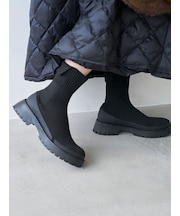ecoニットブーツ