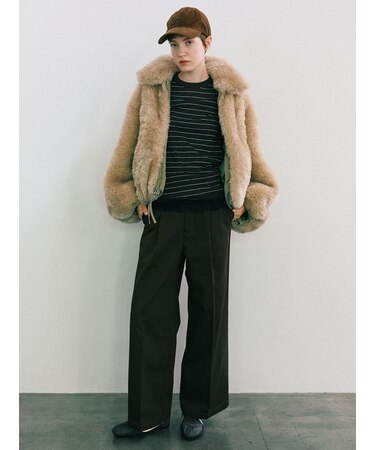 【Dickies(R)×emmi】タックワイドパンツ