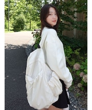 eco 撥水ミニギャザーボディーバックパック