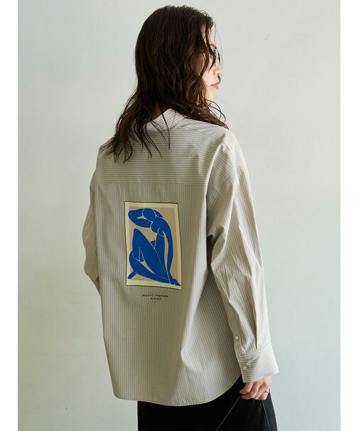 【Henri Matisse】ストライプオーバーシャツ
