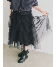 チュールボリュームスカート