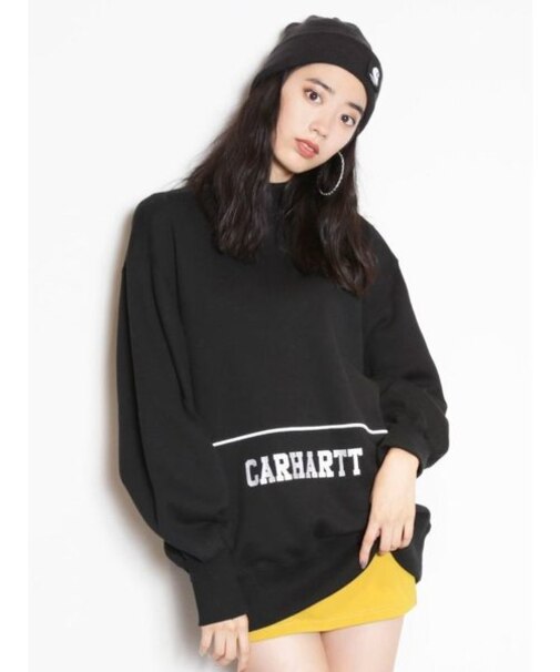 【EMODA×CARHARTT WIP】アンダーロゴルーズトレーナー