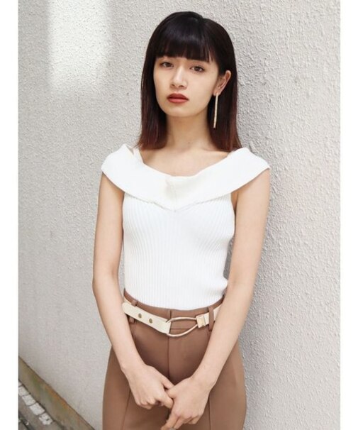 2WAYVネックフィットトップ