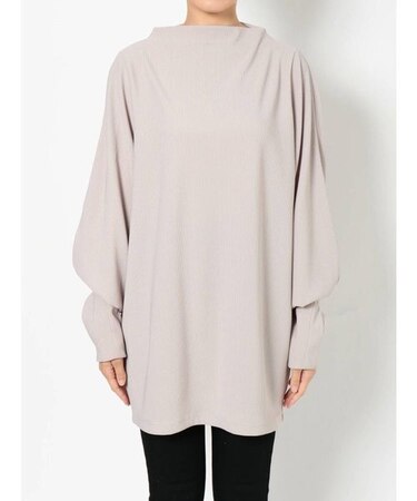 ボトルネックボックスラインワンピース