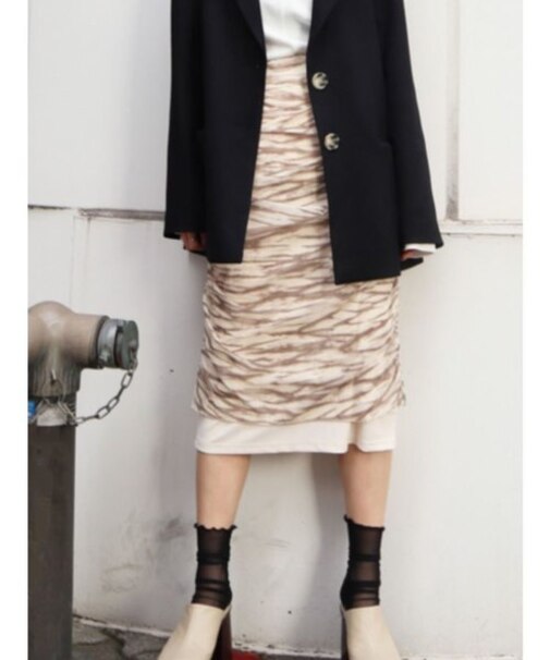 シアーレイヤードスカート