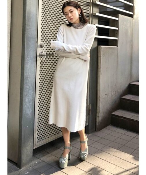エッジカットリラックスワンピース