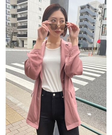 カーブスリーブオーバージャケット