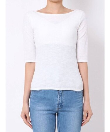 バックオープンミニマルTシャツ