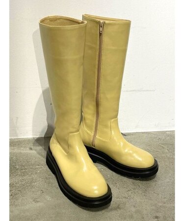 トラックソールロングブーツ