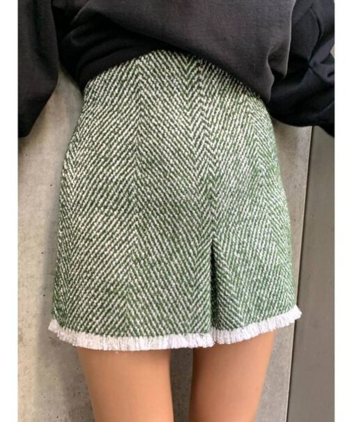 ハイウエストタックスカート