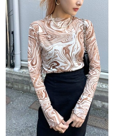 ハイネックインナートップス