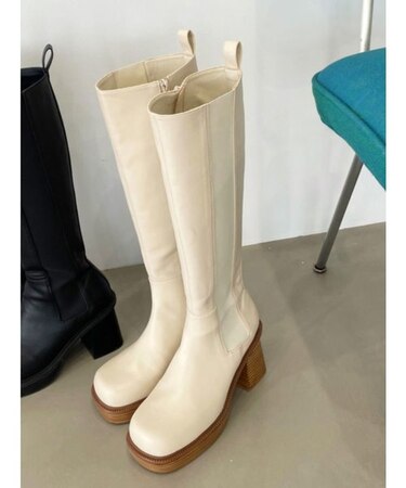 サイドゴアミドルブーツ