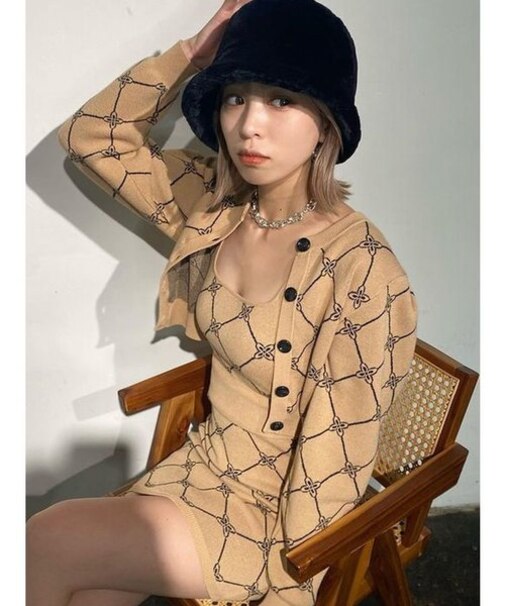 ジャガードツインニット