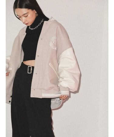 エンブロイダリーバーシティジャケット