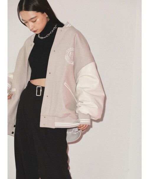 エンブロイダリーバーシティジャケット