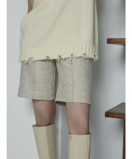 ピンタックハーフパンツ