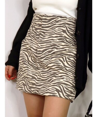 ハイウエストタックスカート